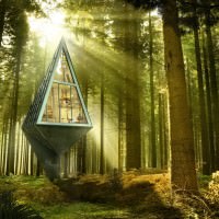 Primeval Symbiosis – Single Pole House by Konrad Wójcik Primeval Symbiosis – Single Pole House by Konrad Wójcik