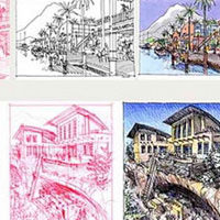 Jim Leggit’s Drawing Workshops, Architecture Freehand Sketches