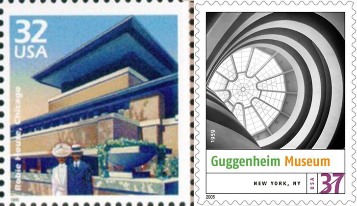 Frank Lloyd Wright Stamps