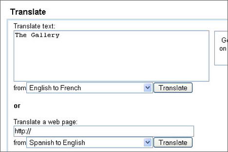 google translate