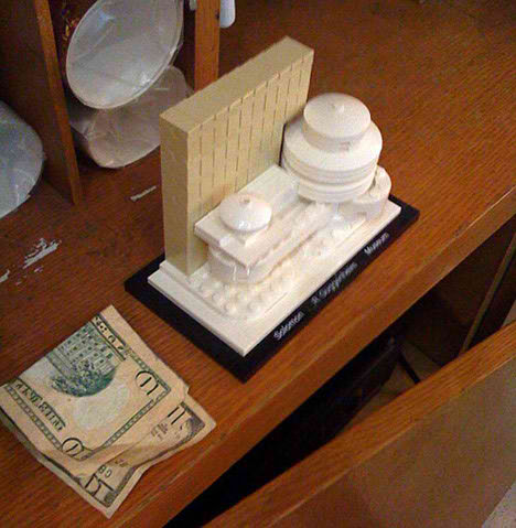 frank lloyd wright guggenheim museum architecture lego